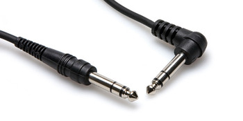 Hosa Balanced Interconnect 1/4 in TRS to Right-angle 1/4 in TRS Hosa Balanced Interconnect 1/4 in TRS to Right-angle 1/4 in TRS