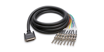 Hosa 8-Channel Balanced Snake DB25 to 1/4 in TRS Hosa 8-Channel Balanced Snake DB25 to 1/4 in TRS