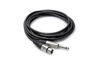 Hosa HXP Series Pro Unbalanced Interconnect REAN XLR3F to 1/4 in TS Hosa HXP Series Pro Unbalanced Interconnect REAN XLR3F to 1/4 in TS
