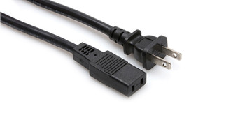 Hosa PWC-178 Power Cord IEC C9 to NEMA 1-15P Hosa PWC-178 Power Cord IEC C9 to NEMA 1-15P