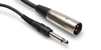 Hosa Unbalanced Interconnect 1/4 in TS to XLR3M Hosa Unbalanced Interconnect 1/4 in TS to XLR3M