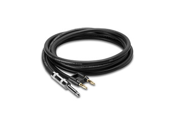 Hosa Speaker Cable 1/4 in TS to Dual Banana Hosa Speaker Cable 1/4 in TS to Dual Banana