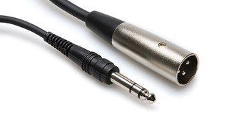 Hosa Balanced Interconnect 1/4 in TRS to XLR3M Hosa Balanced Interconnect 1/4 in TRS to XLR3M