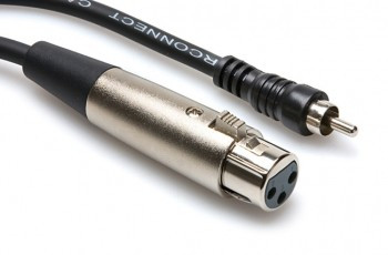 Hosa Unbalanced Interconnect XLR3F to RCA Hosa Unbalanced Interconnect XLR3F to RCA