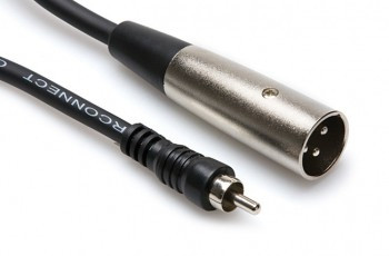 Hosa Unbalanced Interconnect RCA to XLR3M Hosa Unbalanced Interconnect RCA to XLR3M