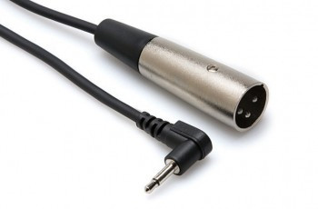 Hosa XVM-305M Microphone Cable, Right-angle 3.5 mm TS to XLR3M Hosa XVM-305M Microphone Cable, Right-angle 3.5 mm TS to XLR3M