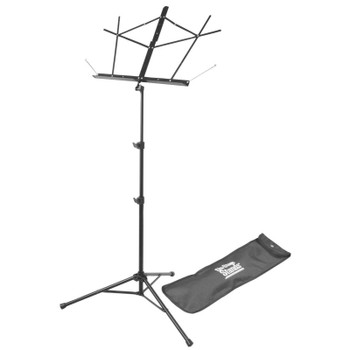 On-Stage Stands SM7222 Tubular Black Tripod Base Sheet Music Stand w/ Bag On-Stage Stands SM7222 Tubular Black Tripod Base Sheet Music Stand w/ Bag