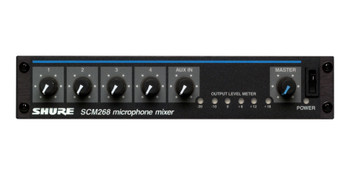 Shure SCM268 4-Channel Microphone Mixer Shure SCM268 4-Channel Microphone Mixer