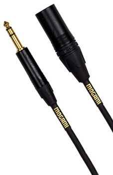 Mogami Gold Accessory & Patch Cable, 1/4 in TRS to XLR3M Mogami Gold Accessory & Patch Cable, 1/4 in TRS to XLR3M