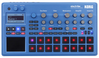 Korg Electribe2BL Music Production Station - Blue - 1 Korg Electribe2BL Music Production Station - Blue - 1