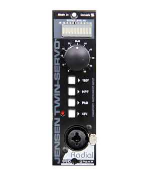 Radial Engineering Tonebone Twin-Servo Microphone Preamplifier - Front Radial Engineering Tonebone Twin-Servo Microphone Preamplifier - Front