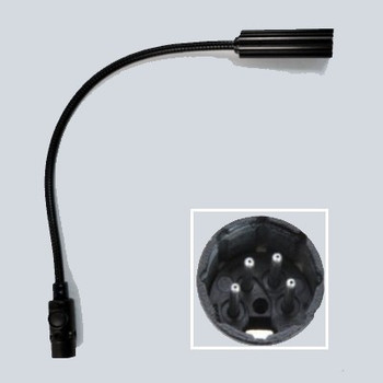 Littlite X-HI-4 Series Gooseneck Light - 4-pin XLR Connector Littlite X-HI-4 Series Gooseneck Light - 4-pin XLR Connector
