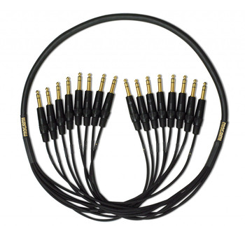 Mogami Gold 8-Channel Fan Out Snake Cable, TRS to TRS Mogami Gold 8-Channel Fan Out Snake Cable, TRS to TRS