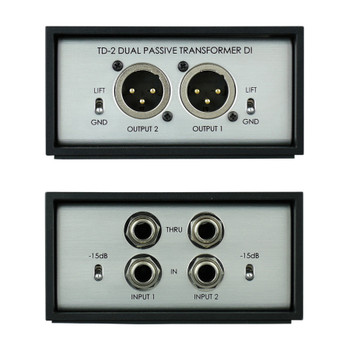 Telefunken TD-2 Passive Stereo Direct Box - Ins and Outs Telefunken TD-2 Passive Stereo Direct Box - Ins and Outs