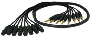 Mogami Gold 8-Channel Fan Out Snake Cable, XLR-F to TRS Mogami Gold 8-Channel Fan Out Snake Cable, XLR-F to TRS