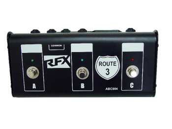 RFX ABC904 Route 3 - Guitar / Amp Switcher RFX ABC904 Route 3 - Guitar / Amp Switcher