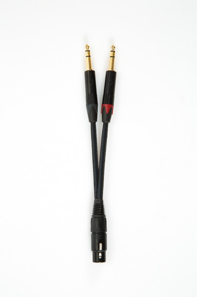 Mytek 4pin XLR to 2 1/4 inch jacks balanced headphone adapter