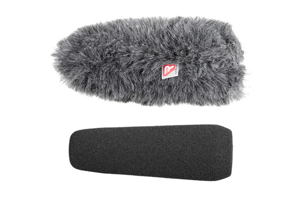 Rycote 055206 12cm Large Hole SGM Foam (24/25) Windscreen + Windjammer Combo