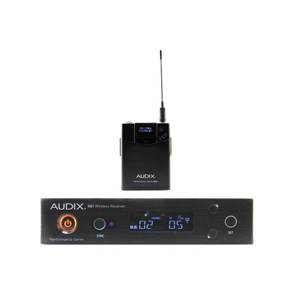 Audix AP61 BP Wireless System - R61 Kit w/ B60 Bodypack
