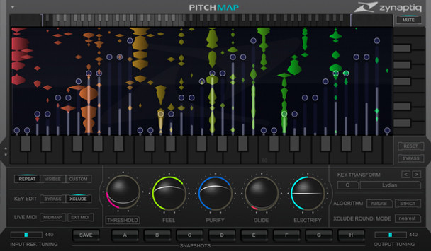 Zynaptiq PITCHMAP Real-Time Polyphonic Pitch Correction Plug-In (Mac / PC)