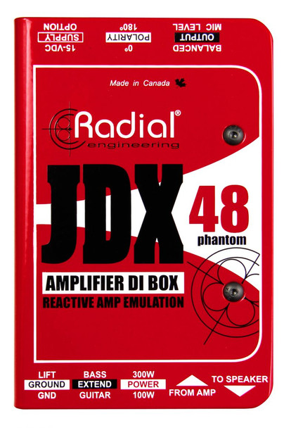 Radial JDX-48 Amplifier Direct Box - Top