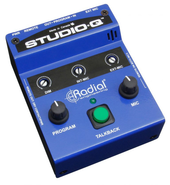 Radial Studio-Q Studio Talkback Controller - Left Radial Studio-Q Studio Talkback Controller - Left