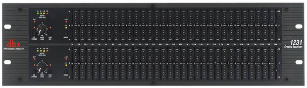 DBX 1231 Dual Channel 31-Band Equalizer - Front