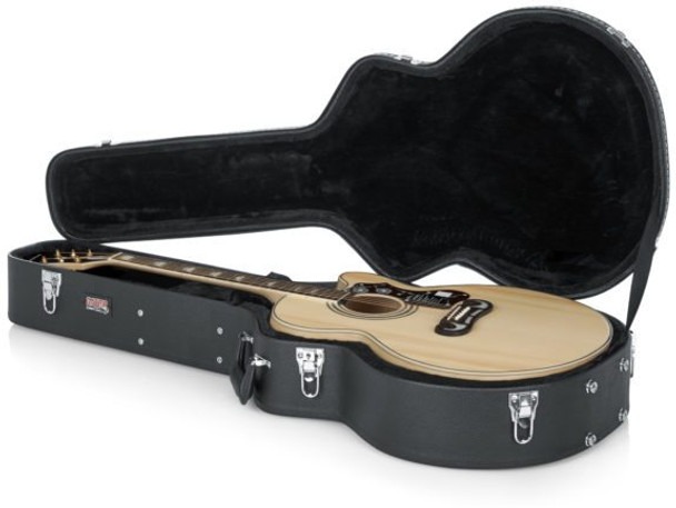 Gator GW-JUMBO Jumbo Acoustic Guitar Deluxe Wood Case