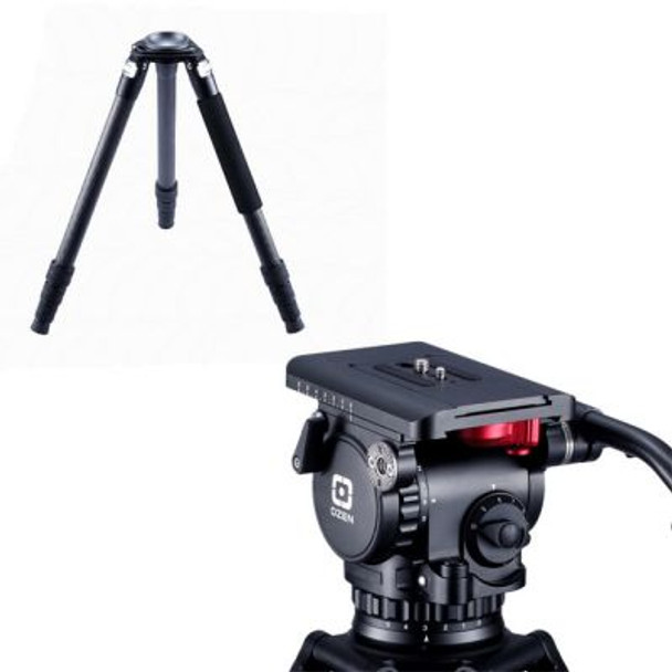 OZEN 10CF3 100mm AGILE 10 E-Z LOAD Tripod System