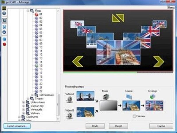 ProDAD Video Effects Package Adorage 11 HD: Global Travel & Flags Effects