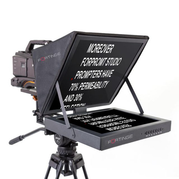 Fortinge PROS17-HB 17'' Studio Prompter Set with HDMI, VGA, BNC Input (High Brightness)