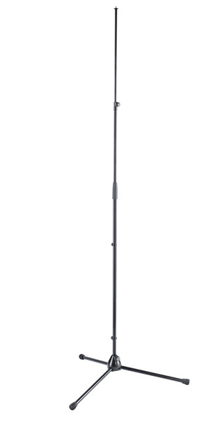 K&M 20150 Three Section--Tall Mic Stand in Black