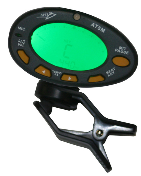 Apex AT5 440 Technologies COMPACT Chromatic Clip-On Tuner