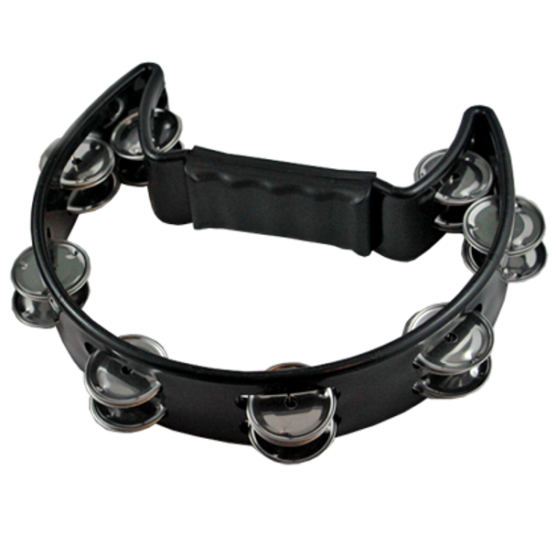 Granite Economy Half-moon Plastic Tambourine