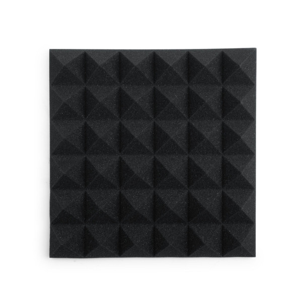 Gator Pack of Charcoal 12x12" Acoustic Pyramid Panel