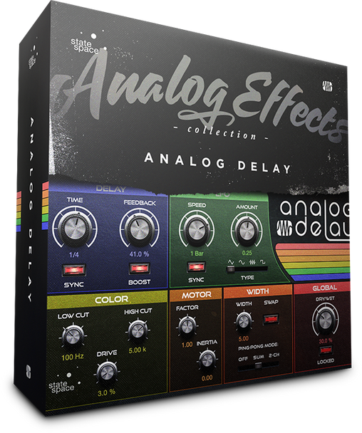 PreSonus Analog Delay Classic analog BBD delay emulation plug-in