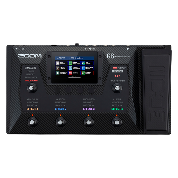 ZOOM G6 Multi-Effects Processor with Expression Pedal