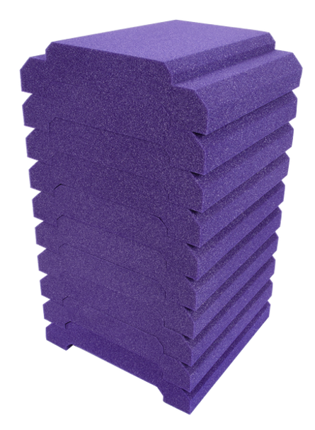 Auralex 10x Purple 12" x 12" Royale StudioFoam panels