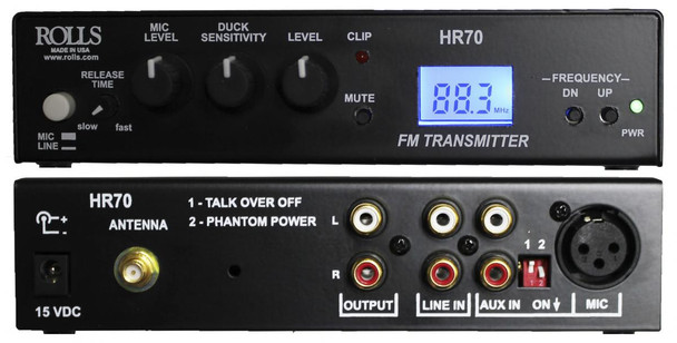 Rolls HR70 Digital FM Transmitter