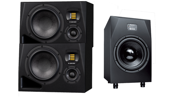 Adam Audio Bundle A8H/Sub12 - 2X A8H Active Monitors & Sub12 Subwoofer