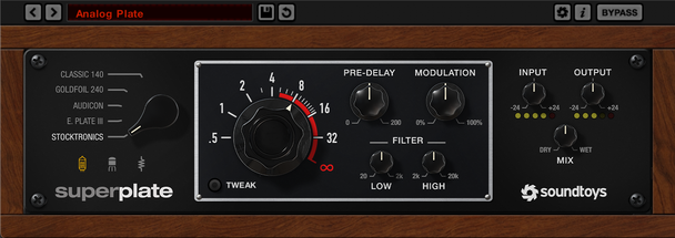 Soundtoys SuperPlate - Electromechanical Plate Reverb Plug-In