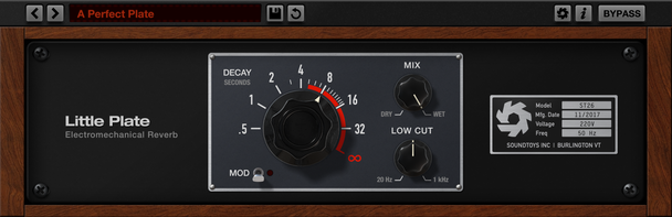 Soundtoys Little Plate Electromechanical Reverb Plug-In