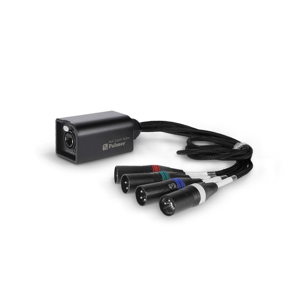 Palmer Audio over Cat Loom from Ethercon to 4 x XLR male