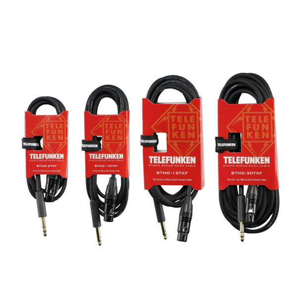 Telefunken STMC TXF Cables – TRS to XLR Female