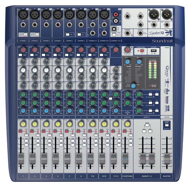 Soundcraft Signature 12 Compact Analog Mixer - 1