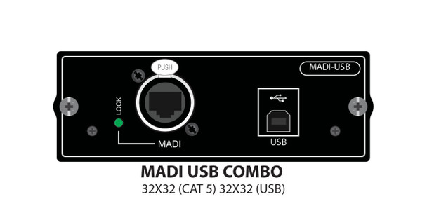 Soundcraft 32-Ch MADI + 32-Ch USB Card