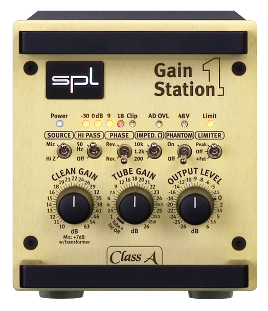 SPL GainStation 1 - Single Channel Microphone Preamplifier