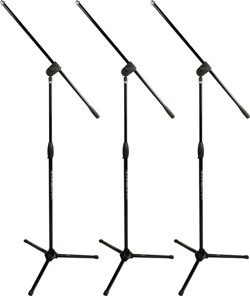 Ultimate Support MC-40B Pro - 3 Pack Microphone Stand W/ Boom