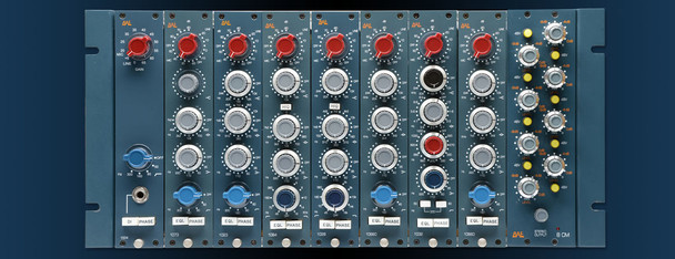 BAE 8CM - 8-Channel 10-Series Powered Rack / Mixer w/ Power Supply