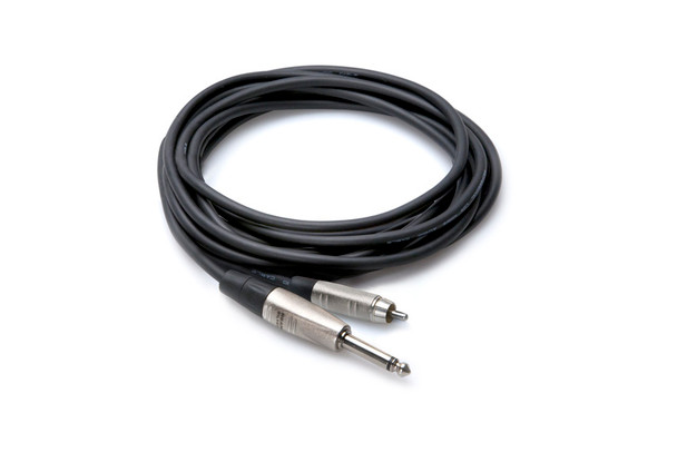 Hosa Pro Unbalanced Interconnect - REAN 1/4 in TS to RCA